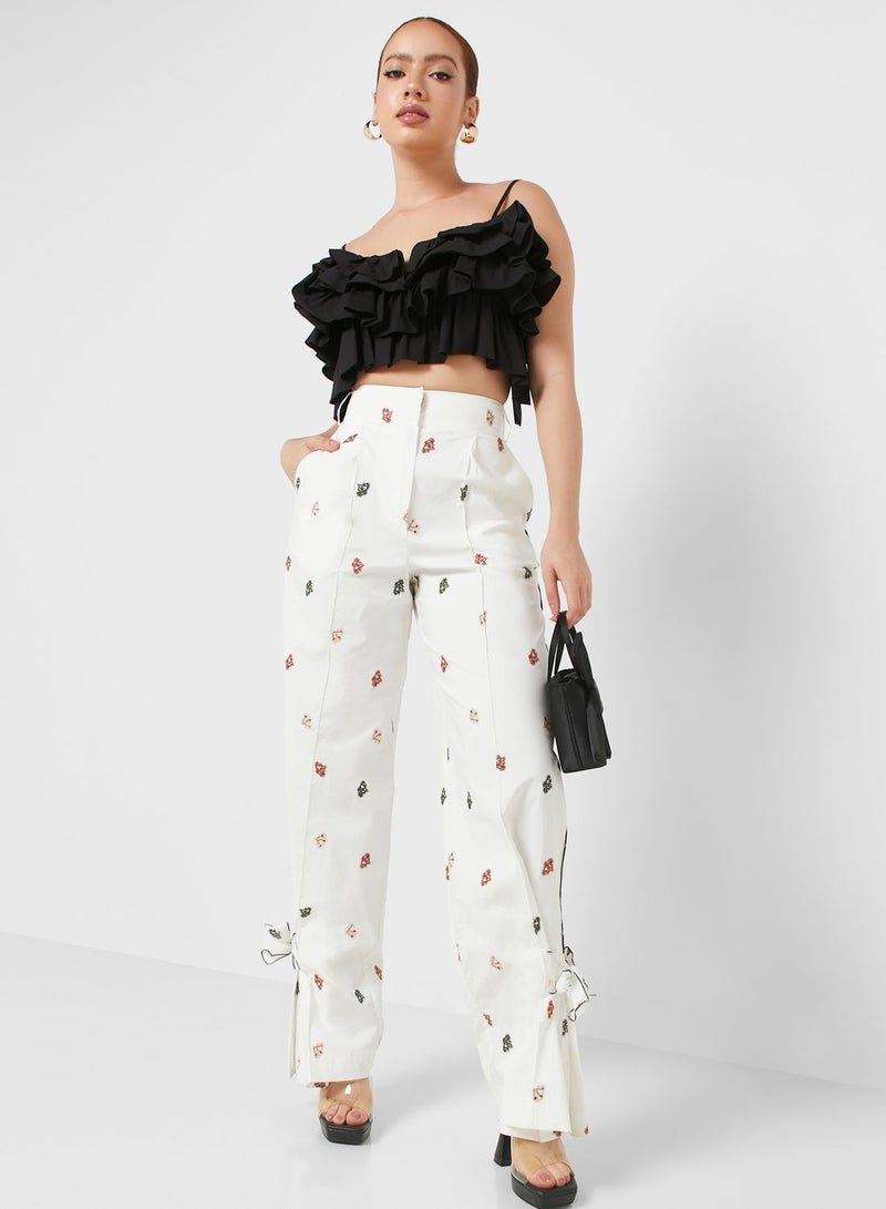 Wide Leg High Waist Pants