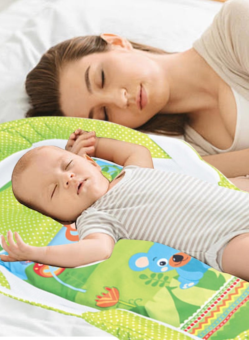 Portable And Foldable Bed With Light, Music And Diaper Changing Table