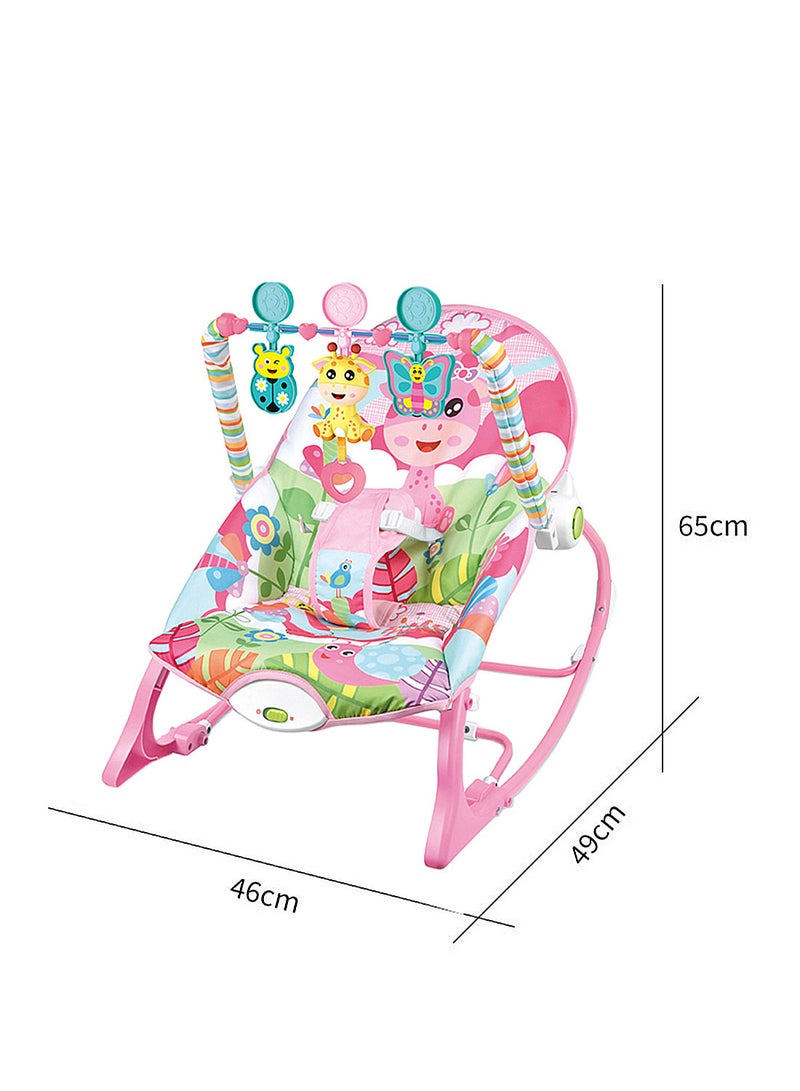 Infant Electric Vibrating Musical Rocking Chair, Load Capacity 40lbs/18kg Age Standard 0+