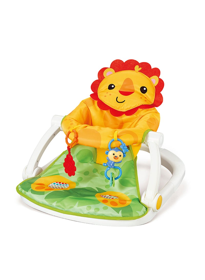 Multifunctional  Infant Floor Seat, Portable And Foldable Infant Baby Chair, Baby Aactivity Seat With Toys