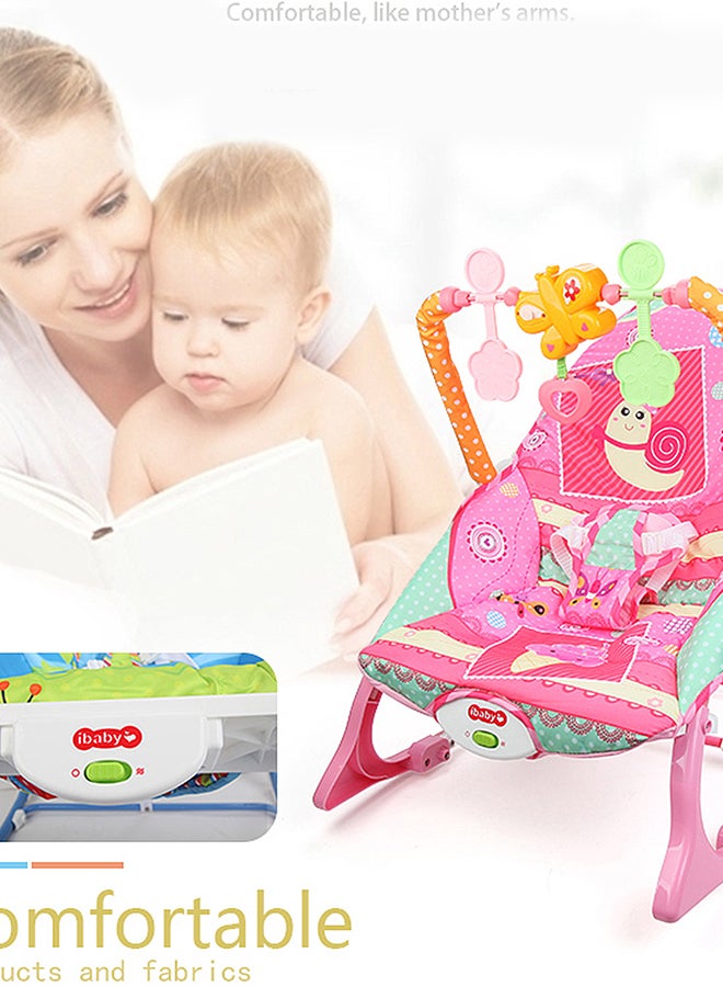 Infant Electric Vibrating Musical Rocking Chair, Load Capacity 40lbs/18kg Age Standard 0+