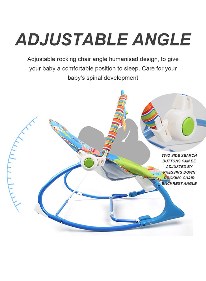 Infant Electric Vibrating Musical Rocking Chair, Load Capacity 40lbs/18kg, 0 Months +