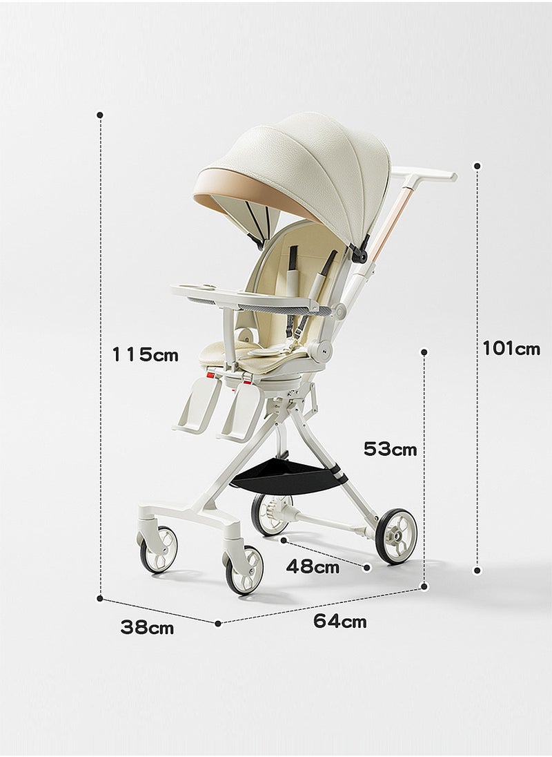 Lightweight Foldable Two-Way Baby Stroller, 1 - 3 Years Old