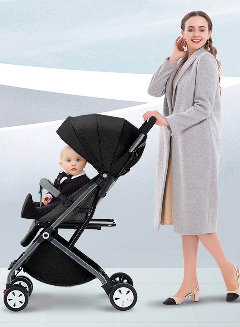 Multifunctional Baby Stroller, Can Sit And Lie Lightweight Baby Stroller, Portabel And Foldable Baby Travel Stroller