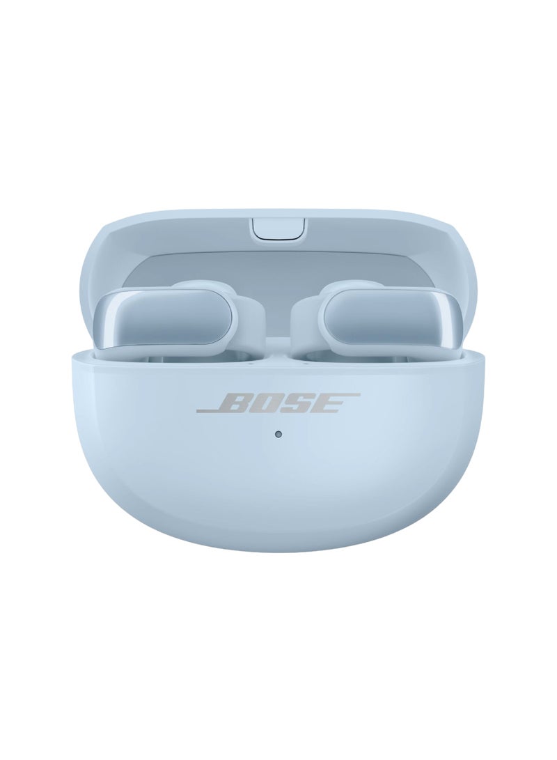 Ultra Open Earbuds with OpenAudio Technology, Open Ear Wireless Earbuds Moonstone Blue