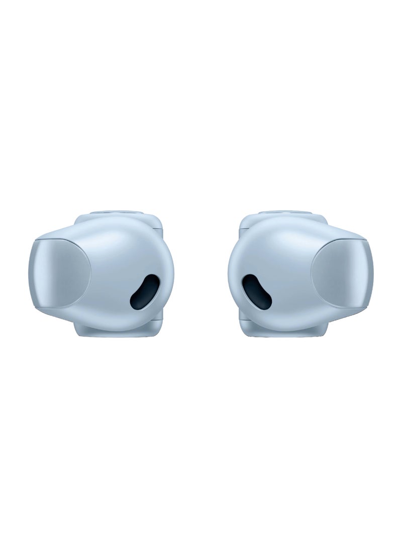 Ultra Open Earbuds with OpenAudio Technology, Open Ear Wireless Earbuds Moonstone Blue