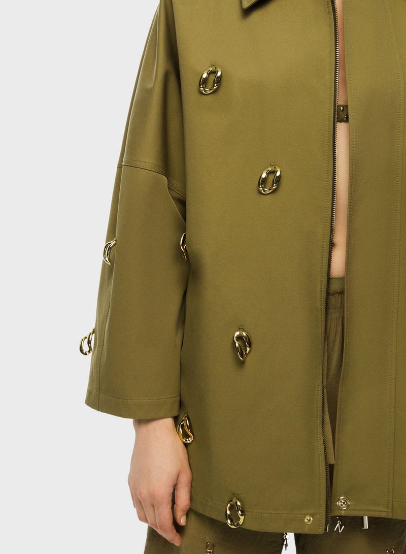 Accessory Detail Trench Coat