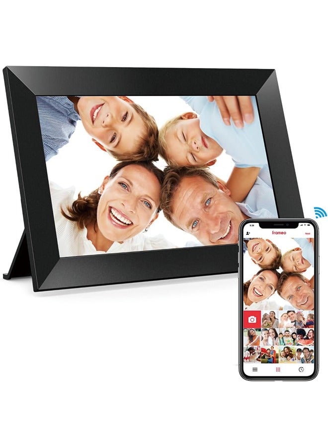 Frameo 10.1 Inch WiFi Digital Picture Frame, 1280x800 HD IPS Touch Screen Photo Frame Electronic, 32GB Memory, Auto-Rotate, Wall Mountable, Share Photos/Videos Instantly via Frameo App from Anywhere