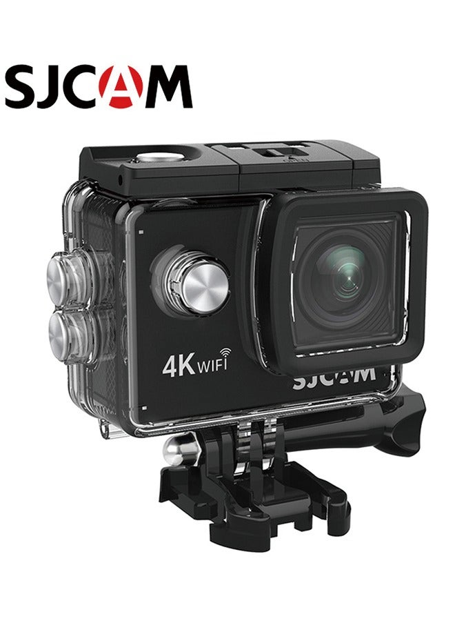 SJCAM Original SJ4000 Air 4K Wi-Fi Action Camera 16MP Waterproof DV Camcorder 170 Degree Wide Angle LCD - Black