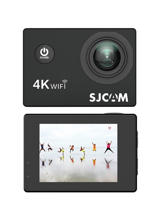 SJCAM Original SJ4000 Air 4K Wi-Fi Action Camera 16MP Waterproof DV Camcorder 170 Degree Wide Angle LCD - Black
