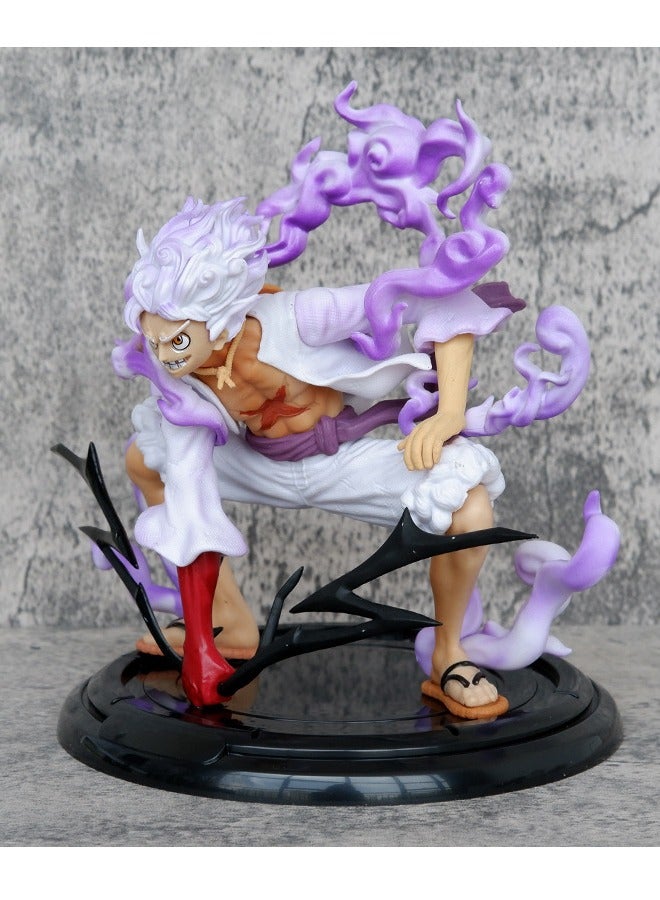 Anime  Luffy Action Figure, Fifth Gear Nika Luffy Model Statue Figure Toy, Luffy Transform Form Action Figure, Super Collectible Anime Action Figure Toy 19cm