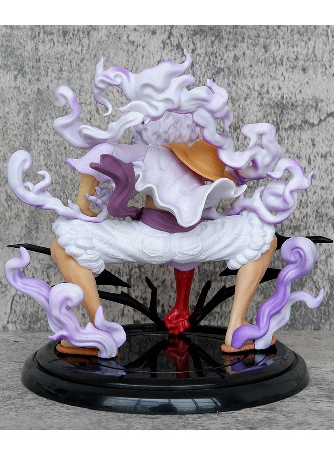 Anime  Luffy Action Figure, Fifth Gear Nika Luffy Model Statue Figure Toy, Luffy Transform Form Action Figure, Super Collectible Anime Action Figure Toy 19cm