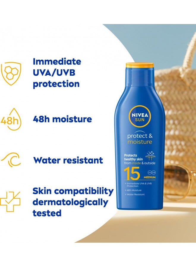 Sun By Nivea Moisturizing Sun Lotion Spf15 200Ml