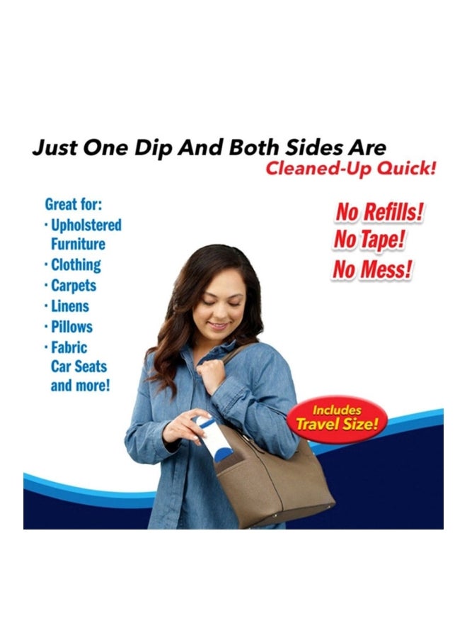 Reusable Pet Fur Dust Remover Blue/White