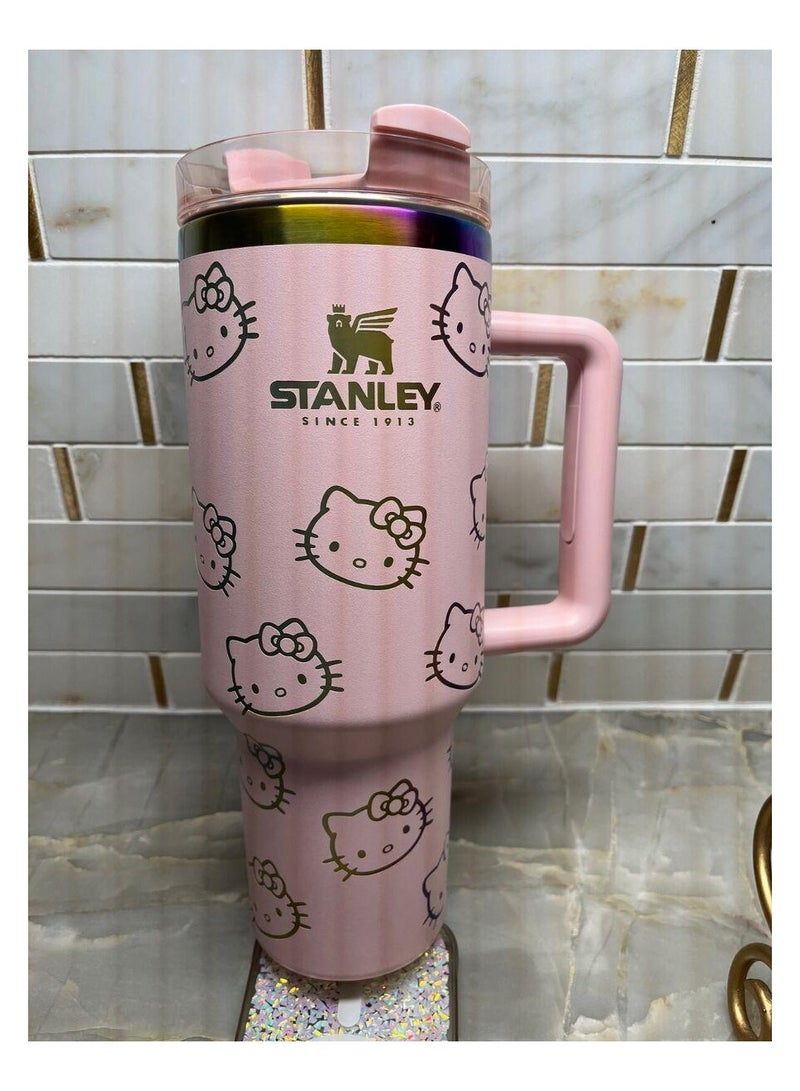 Stanley Insulated mug with straw lid for water, Tea Coffee, Juice and Smoothie 40 oz.