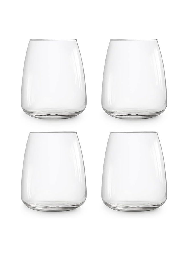4-Piece Royal Leerdam Leyda Tumbler Glass Set 480ml