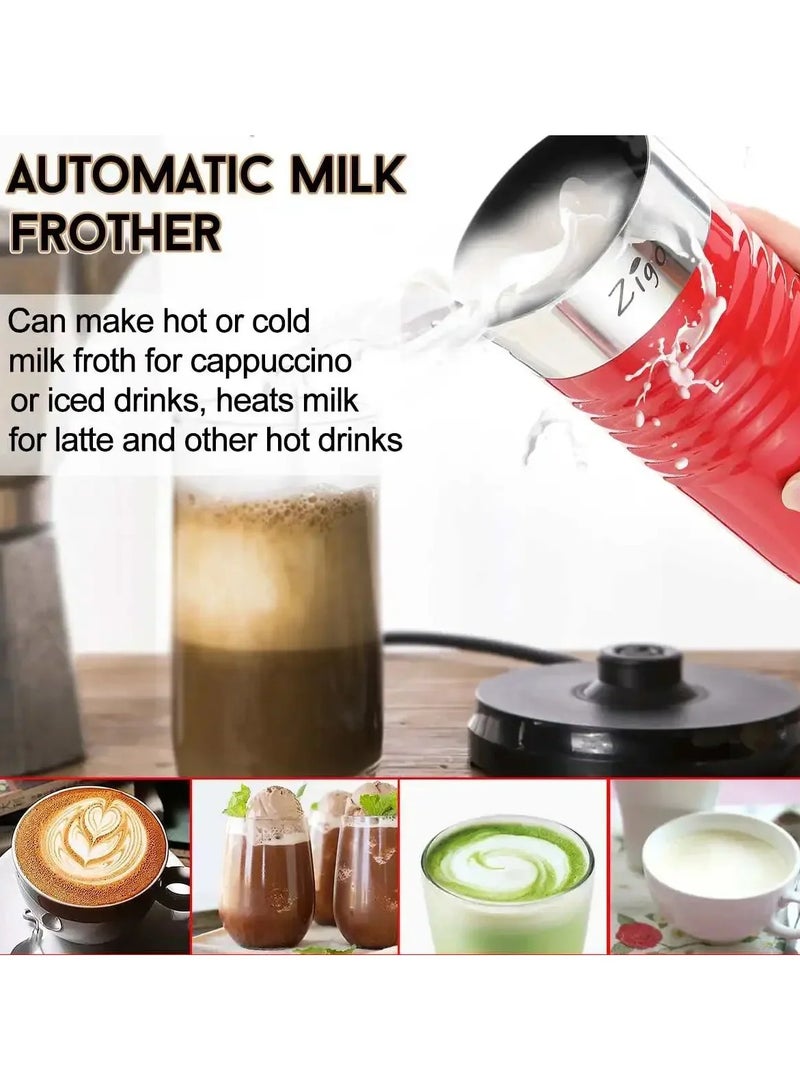 Electric Milk Frother Foamer Frothing Milk Warmer Latte Cappuccino Coffee Foam Maker Machine Temperature Keeping