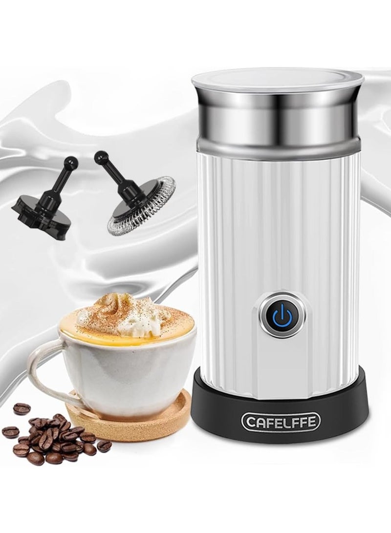 Milk Frother For Coffee, 3-in-1 Electric Milk Steamer Milk Mixer, Hot and Cold Coffee Stirrers For Latte and Cappuccino 230ml