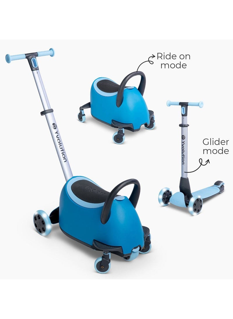 Y Glider Luna 5-in-1 Scooter - Blue