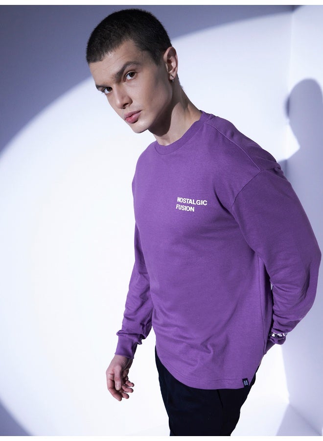 Men Purple T-Shirts - Stylish and Comfortable for Everyday Wear