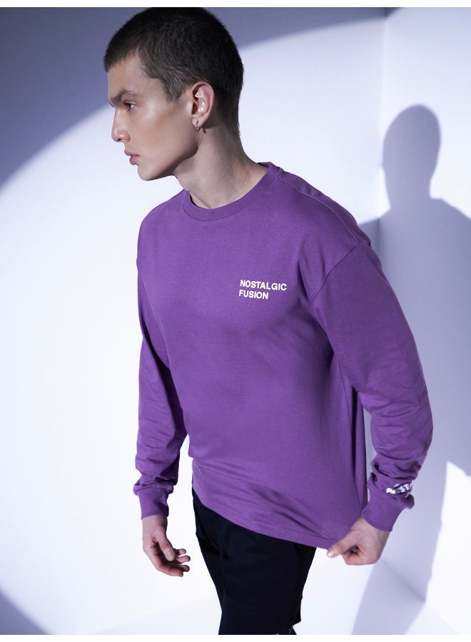 Men Purple T-Shirts - Stylish and Comfortable for Everyday Wear