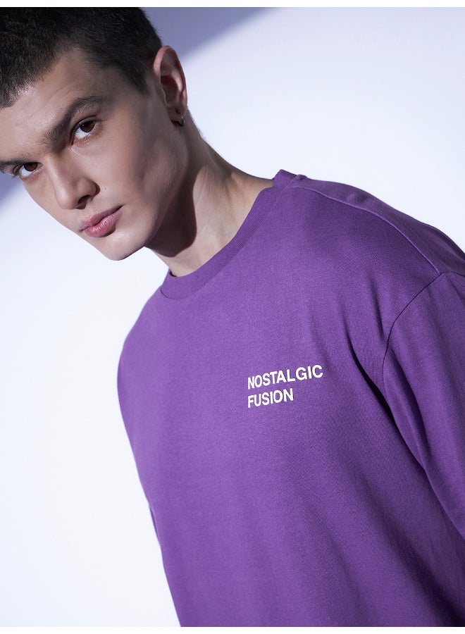 Men Purple T-Shirts - Stylish and Comfortable for Everyday Wear