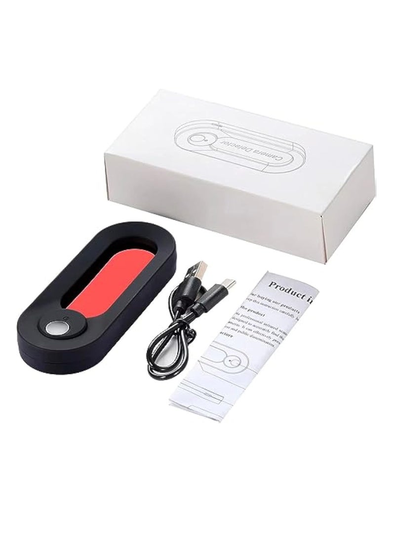 Wireless Infrared Camera Detector, Hidden Camera Detector, Portable Wireless Surveillance Camera Detector, Micro Spy Camera Detector, Suitable for Hotels, Rental Houses, Locker Rooms, Indoor Use