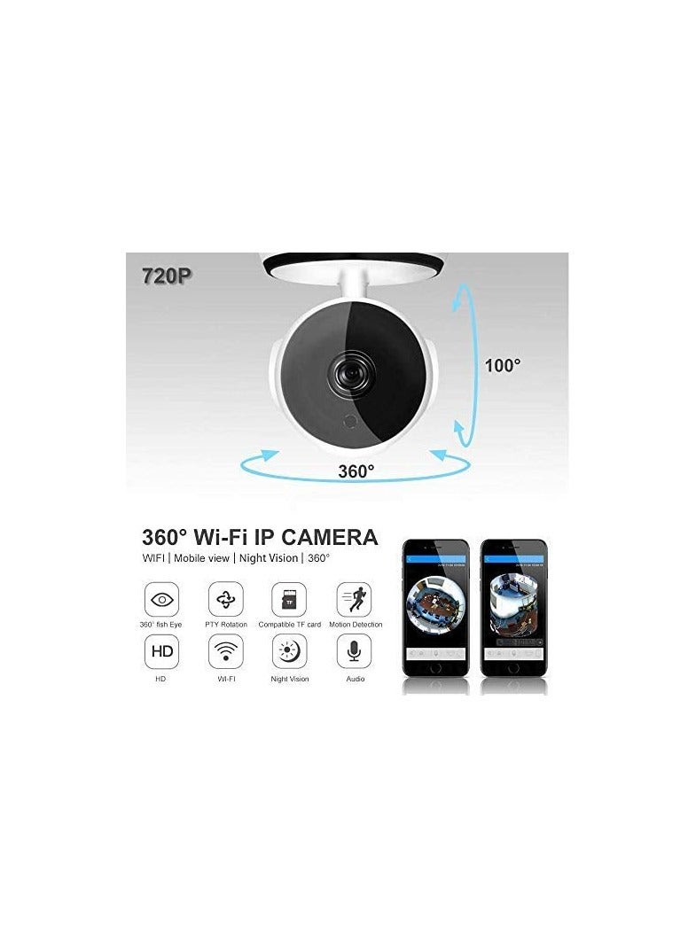 Wireless Smart Motion Detector 720P IP Camera With Night Vision