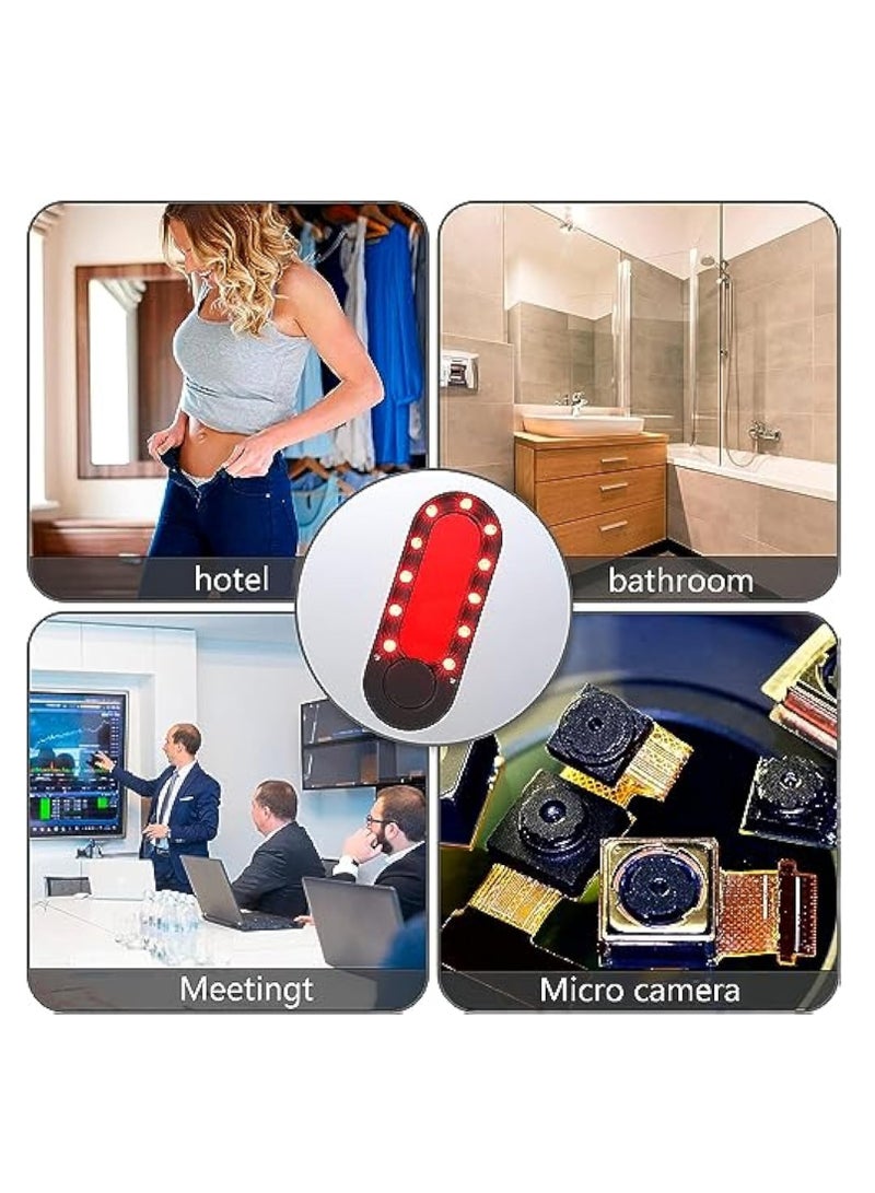 Wireless Infrared Camera Detector, Hidden Camera Detector, Portable Wireless Surveillance Camera Detector, Micro Spy Camera Detector, Suitable for Hotels, Rental Houses, Locker Rooms, Indoor Use