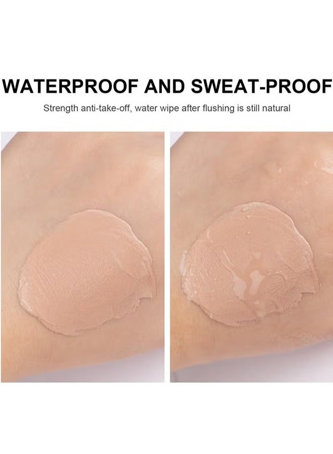 Skin Tone Correcting CC Cream with Centella Asiatica, Concealing and Moisturising CC Cream Color Correcting, Repairing Redness and Acne Marks, Water and Sweat Resistant, SPF 25 (02#LIGHT)