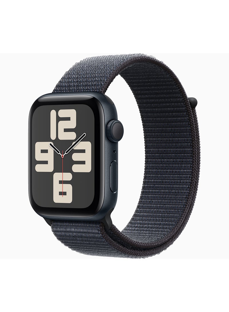 Watch SE (2024) GPS 44mm Midnight Aluminium Case With Ink Sport Loop