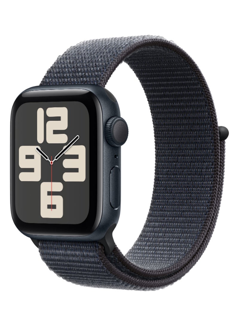 Watch SE (2024) GPS 40mm Midnight Aluminium Case With Ink Sport Loop