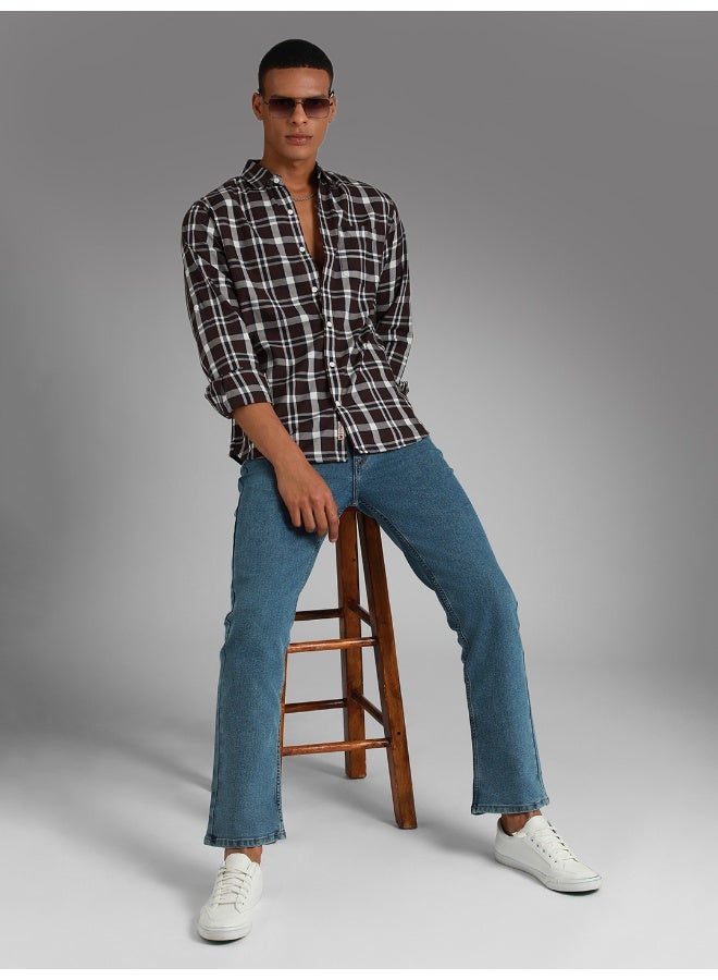 Men's Maroon Shirt - Sleek and Stylish for All Occasions