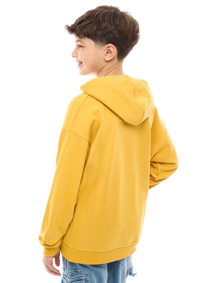 Boys' Hoodie  (8-14yrs) Mustard