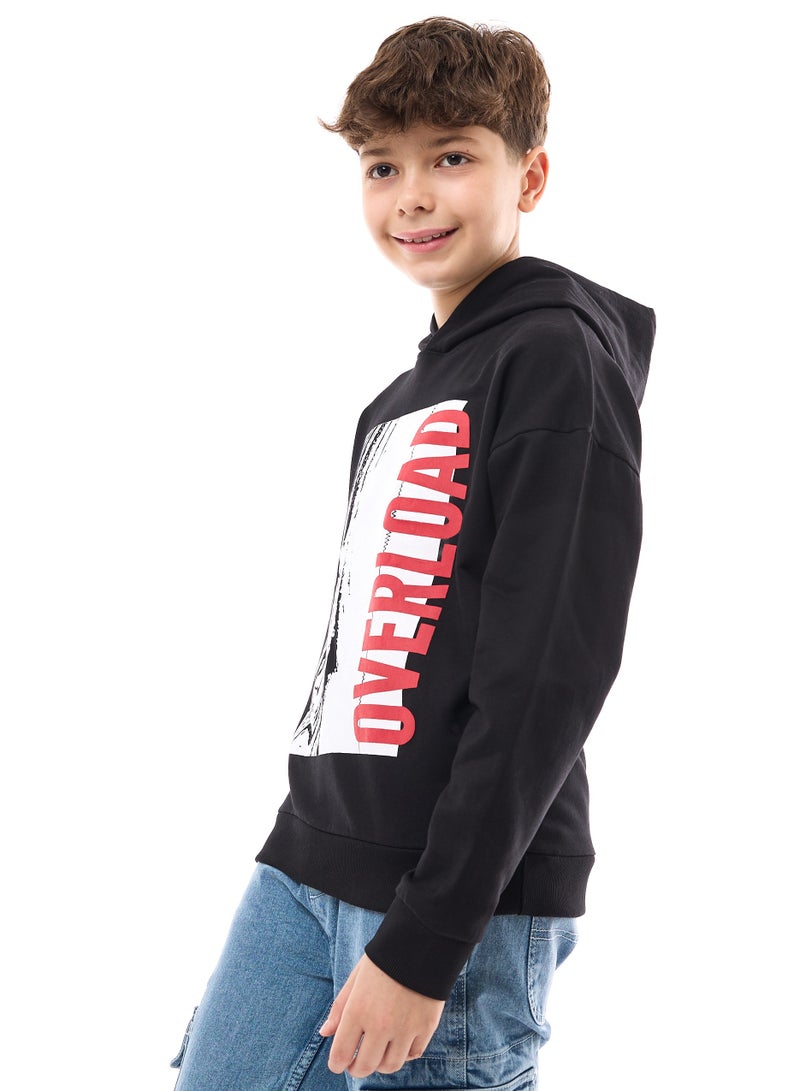 Boys' Graphic Printed Hoodie 