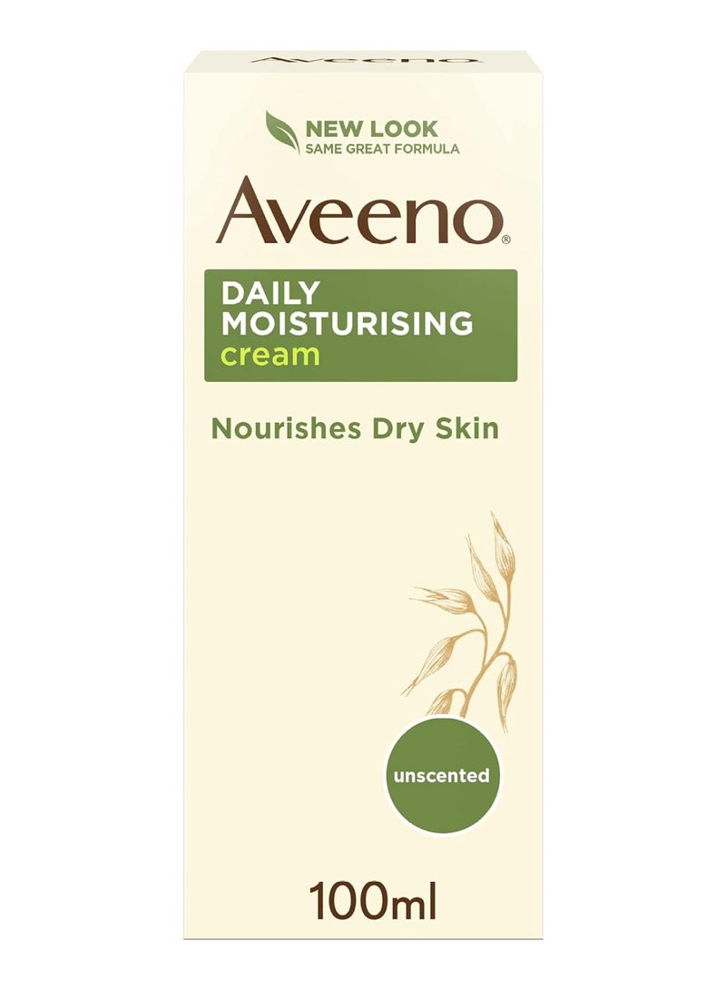 Aveeno Body Cream, Daily Moisturising, Dry & Sensitive Skin, 100Ml