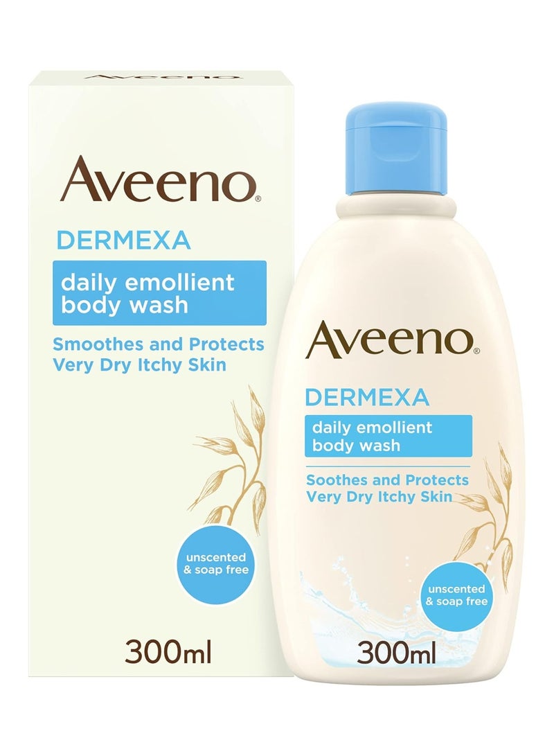 Aveeno Emollient Body Wash Dermexa, 300 Ml