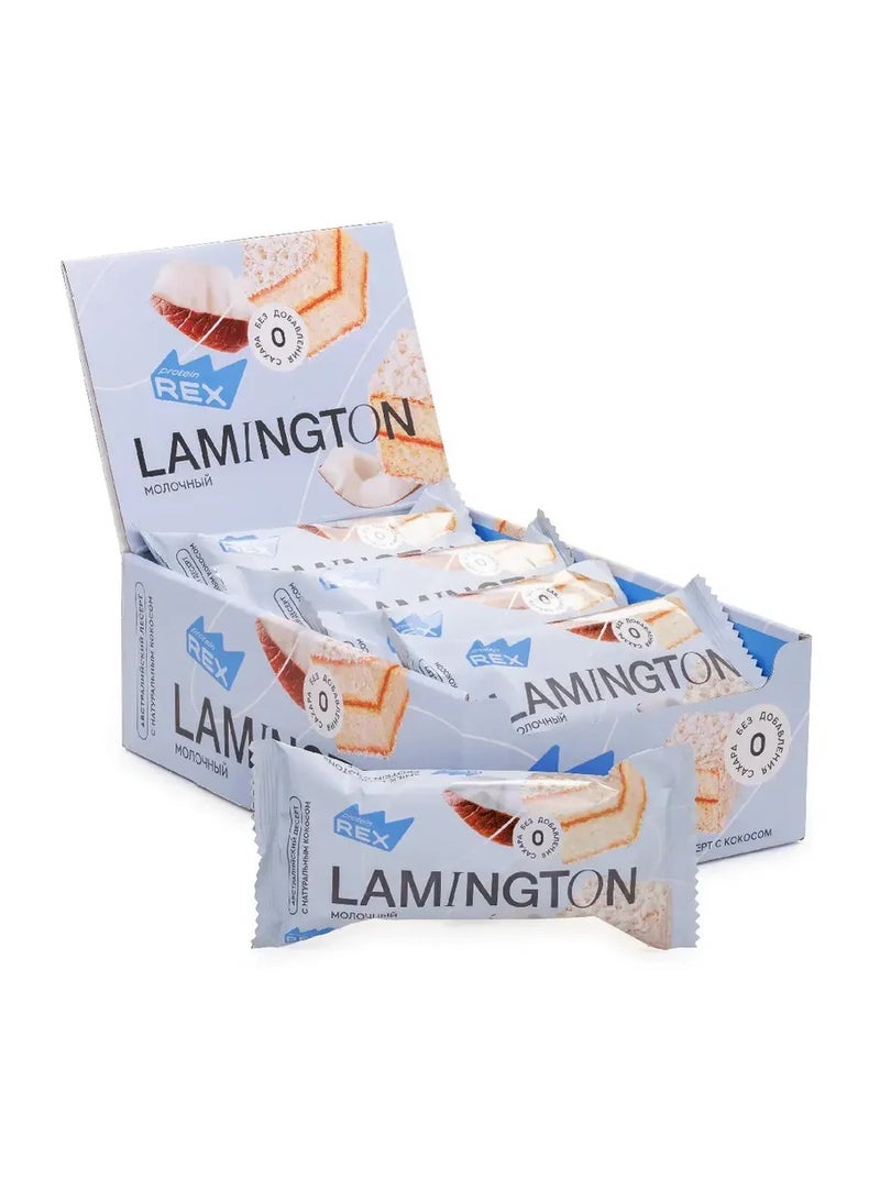 Rex Protein Lamington Cake Milk Flavor (8x50g) box