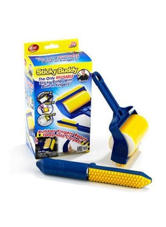 Reusable Sticky Picker Cleaner Lint Roller Blue/Yellow