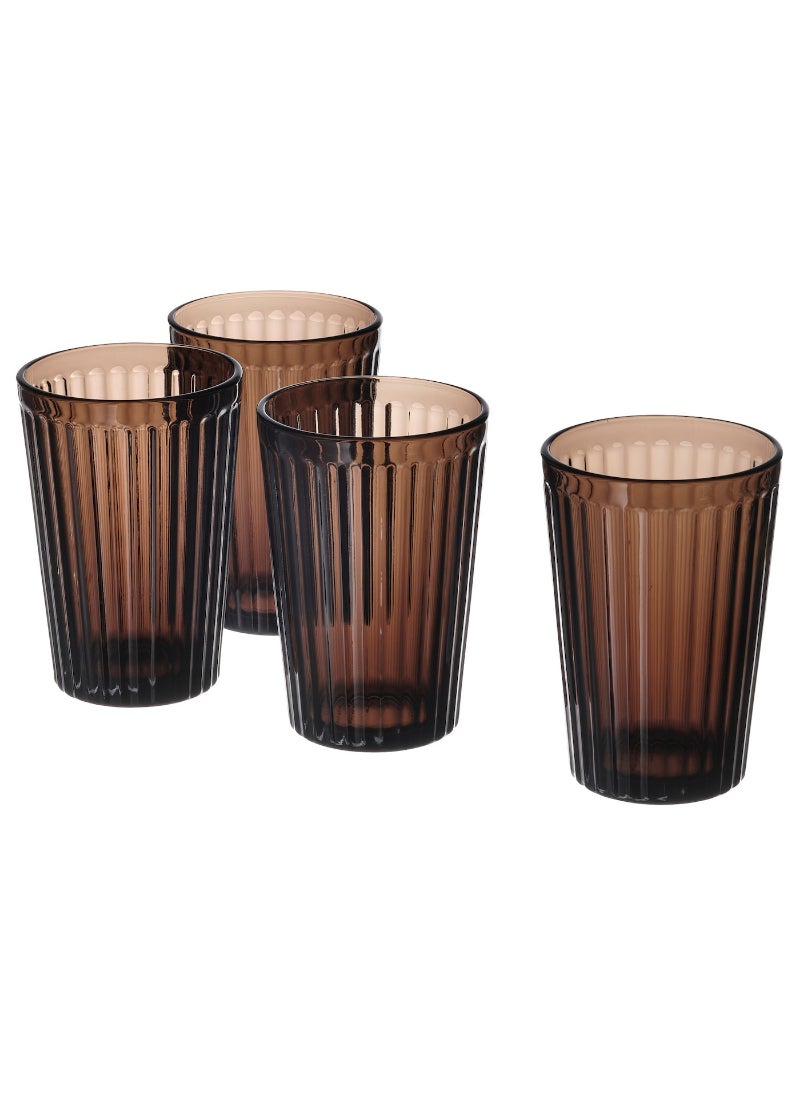 Stylish Brown Glass Tumbler 31 cl Perfect for Everyday Use