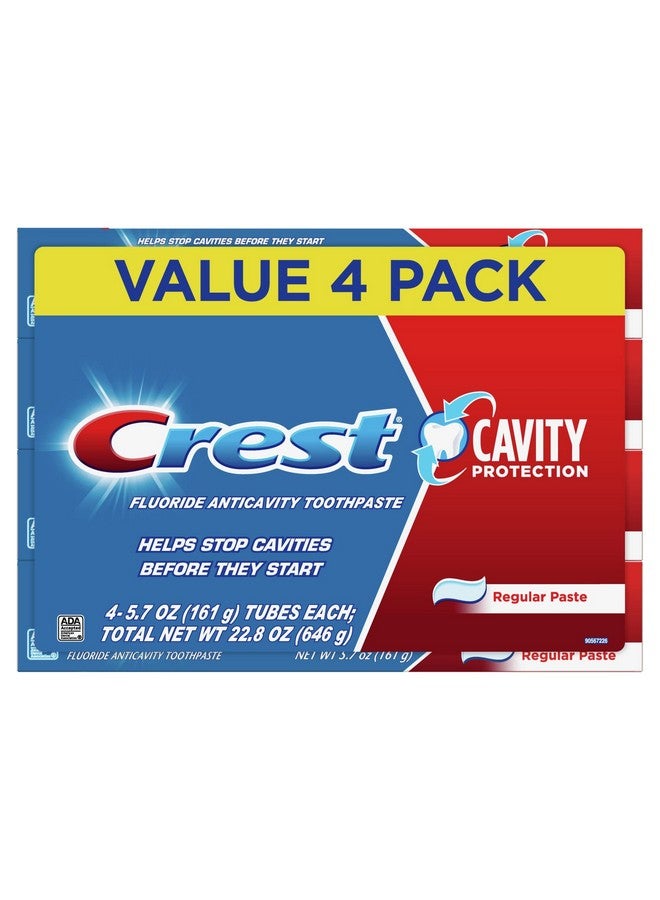 Cavity Protection Toothpaste Regular 5.7 Oz (Pack Of 4)