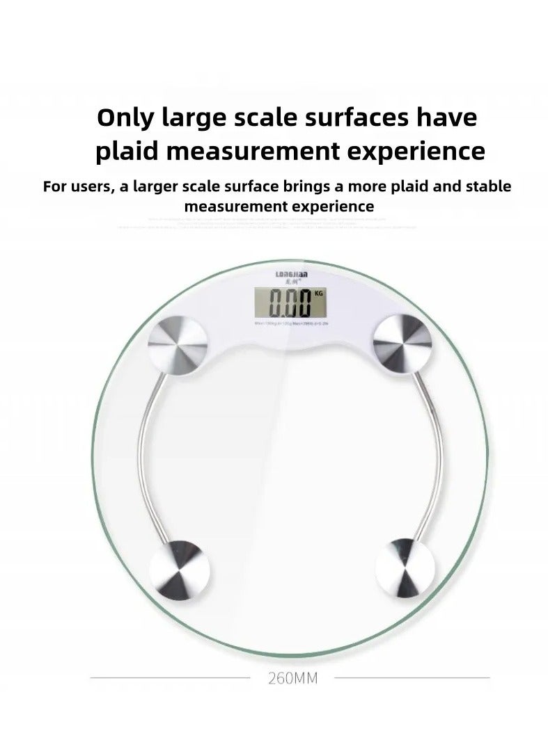 Human Health Electronic Scale Round Scale 33x33x2.5cm