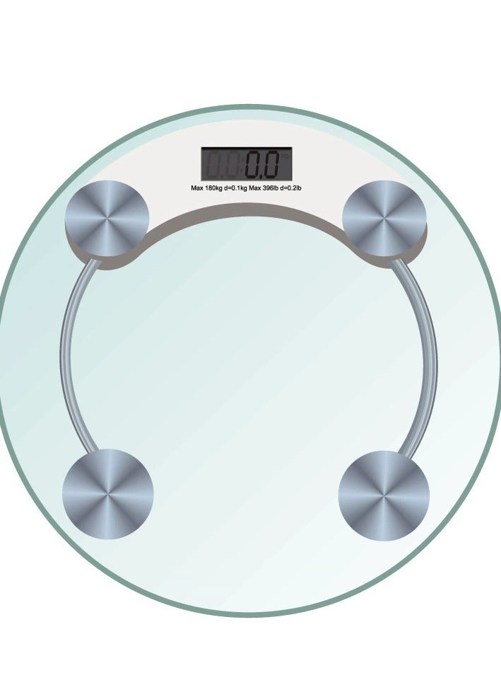 Human Health Electronic Scale Round Scale 33x33x2.5cm