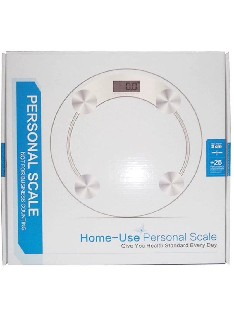 Human Health Electronic Scale Round Scale 33x33x2.5cm