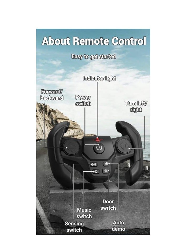 New Simulation 1:14 Climbing Off-Road Vehicle Model Gesture Sensing RC Remote Control Car Children's Toy Gift