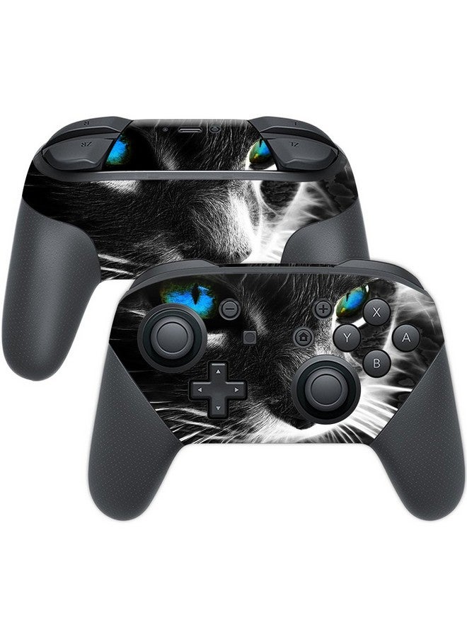 Mightyskins Skin Compatible With Nintendo Switch Pro Controller Cat | Protective, Durable, And Unique Vinyl Decal Wrap Cover | Easy To Apply, Remove, And Change Styles | Made In The Usa