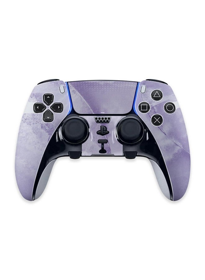 Mightyskins Skin Compatible With Ps5 Dualsense Edge Controller Round Amethyst | Protective, Durable, And Unique Vinyl Decal Wrap Cover | Easy To Apply & Change Styles | Made In The Usa