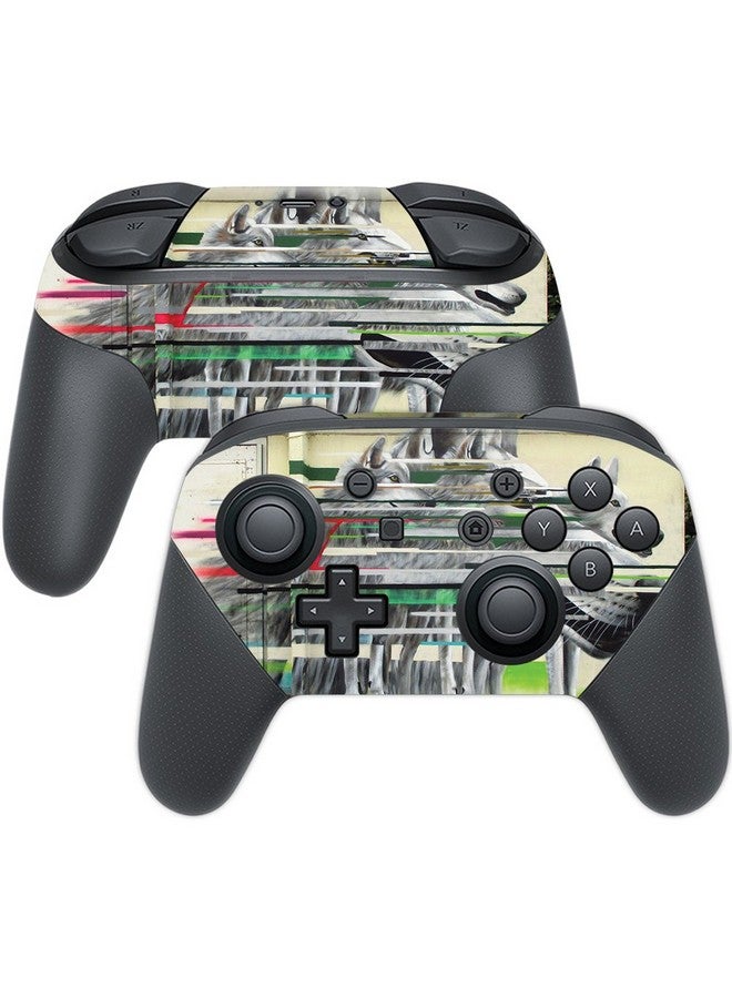Mightyskins Skin Compatible With Nintendo Switch Pro Controller Wolf Family | Protective, Durable, And Unique Vinyl Decal Wrap Cover | Easy To Apply, Remove, And Change Styles | Made In The Usa