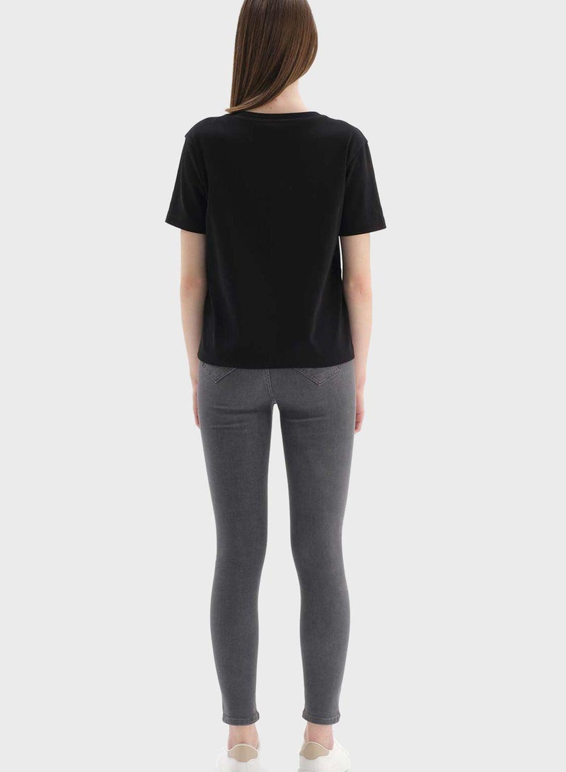 High Waist Fitted Leggings