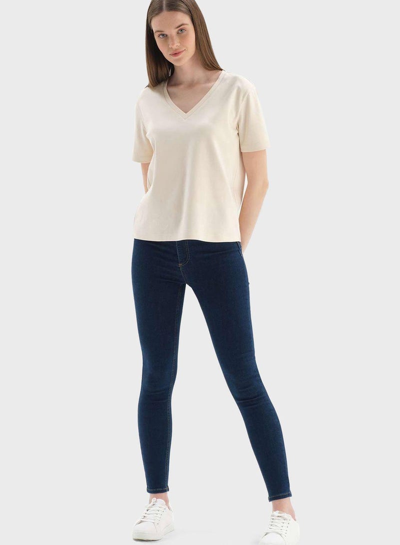 High Waist Fitted Leggings